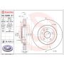 Brembo 09.N236.21 Premium Coated Vented Brake Rotor