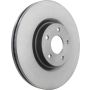 Brembo KT00662 Brembo ceramic brake pad and UV coated vented  brake disc kit