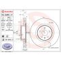 Brembo 09.N265.21 Premium Coated Vented Brake Rotor