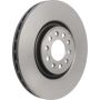 Brembo 09.N268.11 Premium Coated Vented Brake Rotor