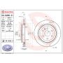 Brembo 09.N286.31 Premium Coated Vented Brake Rotor