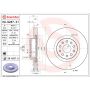 Brembo 09.N287.21 Premium Coated Vented Brake Rotor