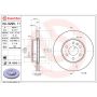 Brembo 09.N295.11 Premium Coated Vented Brake Rotor