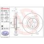 Brembo 09.N316.11 Premium Coated Vented Brake Rotor