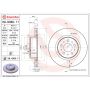 Brembo 09.N360.11 Premium Coated Vented Brake Rotor