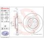 Brembo 09.N361.11 Premium Coated Vented Brake Rotor