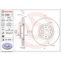 Brembo 09.N368.11 Premium Coated Vented Brake Rotor