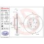 Brembo 09.R122.11 Premium Coated Vented Brake Rotor