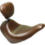 Mustang Motorcycle 83037 Mustang 18-21 Harley Low Rider, Sport Glide Wide Tripper Solo Seat w/Driver Backrest - Brown