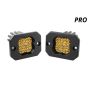 Diode Dynamics DD6478P Stage Series C1 LED Pod Pro - Yellow Flood Flush ABL (Pair)
