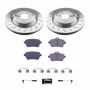 PowerStop KOE7859 OE Stock Replacement Low-Dust Ceramic Brake Pad and Rotor Kit