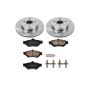 PowerStop KOE2917 OE Stock Replacement Low-Dust Ceramic Brake Pad and Rotor Kit