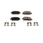 PowerStop 17-1841 PowerStop - Z17 Low-Dust Ceramic Brake Pads with Hardware