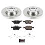 PowerStop KOE8533 OE Stock Replacement Low-Dust Ceramic Brake Pad and Rotor Kit