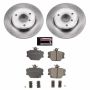 PowerStop KOE5695 OE Stock Replacement Low-Dust Ceramic Brake Pad and Rotor Kit