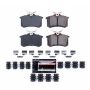 PowerStop Z23-340A PowerStop - Z23 Daily Driver Carbon-Fiber Ceramic Brake Pads with Hardware Kit