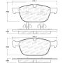Stoptech 308.14120 Street Brake Pads - Rear