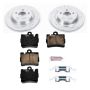 PowerStop K6201 Z23 Daily Driver Carbon-Fiber Ceramic Brake Pad and Drilled & Slotted Rotor Kit