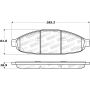 Stoptech 308.09970 Street Brake Pads