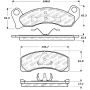 Stoptech 308.04310 Street Touring Brake Pads