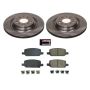 PowerStop KOE8874 OE Stock Replacement Low-Dust Ceramic Brake Pad and Rotor Kit