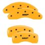 MGP 4 Caliper Covers Engraved Front & Rear MGP Yellow Finish Black Characters 2018 Kia Optima