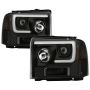 SPYDER 5087911 Projector Headlights - Black