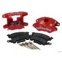 Wilwood 140-11291-R D52 Front Caliper Kit - Red 2.00 / 2.00in Piston 1.04in Rotor