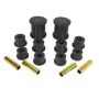 Rugged Ridge Rear Leaf Spring Bushing Kit Black 84-01 CherokeeXJ