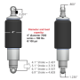 Ridetech 21140701 Rear HQ Shockwaves, 7000 Series with 4.1