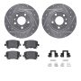 Dynamic Friction 7612-73034 Rotor Kit