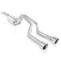 Stainless Works TBTDCO 2006-09 Trailblazer SS 6.0L 2-1/2in Chambered Exhaust X-Pipe Center Bumper Exit