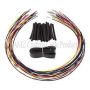 NAMZ NHCX-UDB 96-06 Baggers Handlebar Switch Wire Extensions 24in. (Cut & Solder / Fits Up to 20in. Apes)