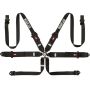 SPARCO 04818RH1NR BELT 6 PNT 3 to 2in HANS STEEL