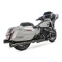 Vance and Hines 16468 Vance & Hines 17-23 Harley Davidson CVO/Touring Hi-Output Slip on Exhaust - Dark Chrome