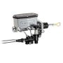 Wilwood 261-16796-P Mopar Compact Tandem M/C Kit w/ Combination Valve & Pushrod 15/16in Bore - Chrome