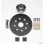 Wilwood 140-13502 Dynapro Single LW Right Rear Kit - Sprint 10.20in Aluminum Drilled Rotor