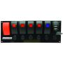 MOROSO MOR74194 Rocker LED Switch Panel w/Breakers & USB Ports