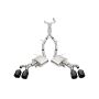 CORSA Performance 21317CFBLK Corsa 22-25 Cadillac CT4 V Blackwing 3in Active Valve Cat-Back - 4.5in Carbon Fiber Black Tip