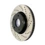 Stoptech 128.33160R 17-23 Audi A4 Q5 A6 Quattro Sport Cross Drilled Brake Rotor, Right