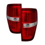 SPYDER 9032837 Xtune Ford F150 09-14 LED Tail Lights Red Clear ALT-JH-FF15009-LED-RC