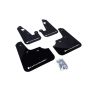 Rally Armor MF8-UR-BLK/WH Black Mud Flap/White Logo