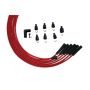 Moroso 52003 6 Cyl 90 Deg Boot Non-HEI Ultra Spark Plug Wire Set - Red