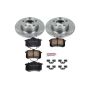 PowerStop KOE4845 OE Stock Replacement Low-Dust Ceramic Brake Pad and Rotor Kit