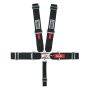 5-Pt Harness Small Latch Blk Wrap Around Pull Dow