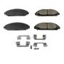 PowerStop 17-1791 PowerStop - Z17 Low-Dust Ceramic Brake Pads with Hardware