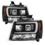SPYDER 5082565 Projector Headlights - Version 2 - Light Bar DRL - Black
