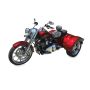 Mustang Motorcycle 79592 Mustang 15-21 Harley Freewheeler Standard Touring Deluxe 1PC Seat w/Driver Backrest - Black