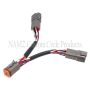 NAMZ NOBD-PYH-CB 11-20 V-Twin Softail Plug-N-Play Power Port Y-Adapter (For CAN/Bus Models)