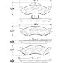 Stoptech 308.07460 Street Brake Pads